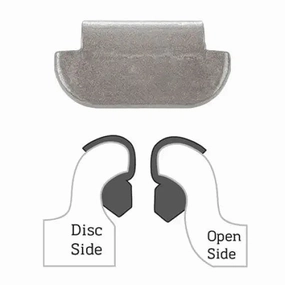 AA "TAL" Coated Clip-On Wheel Weight (Lead / 25/Box)