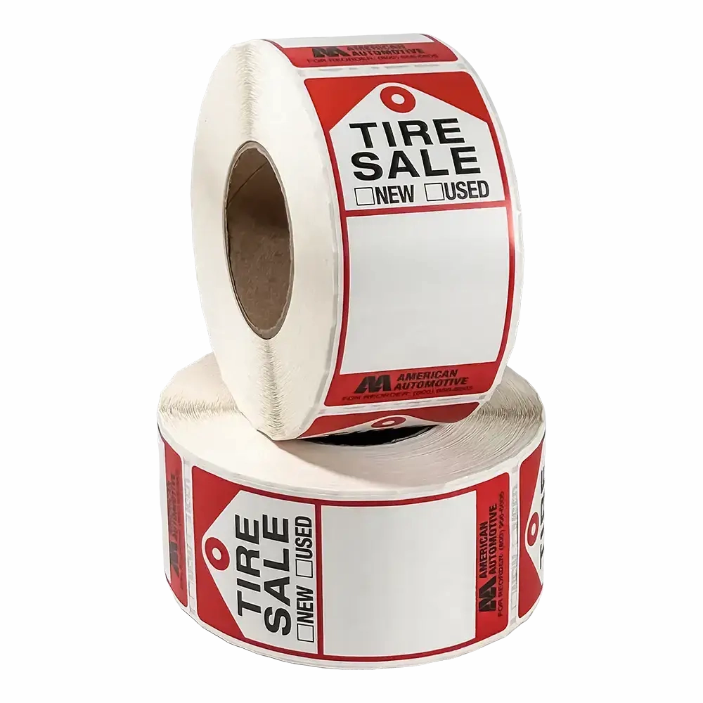AA Tire Sale Labels, Made In USA (1,000 Stickers)