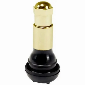 AA TR413G Gold Sleeve Snap-In Tubeless Valve (.453")