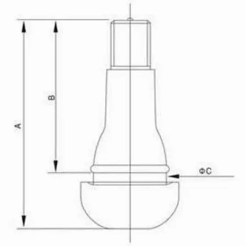 AA TR-415 Snap-In Valve (0.625" RH)