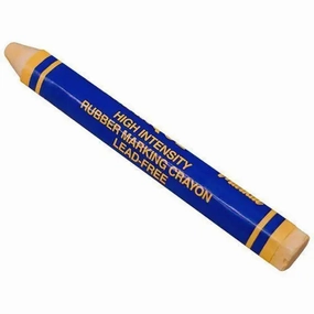 AA Yellow Hex Tire Marking Crayons (12/Box)
