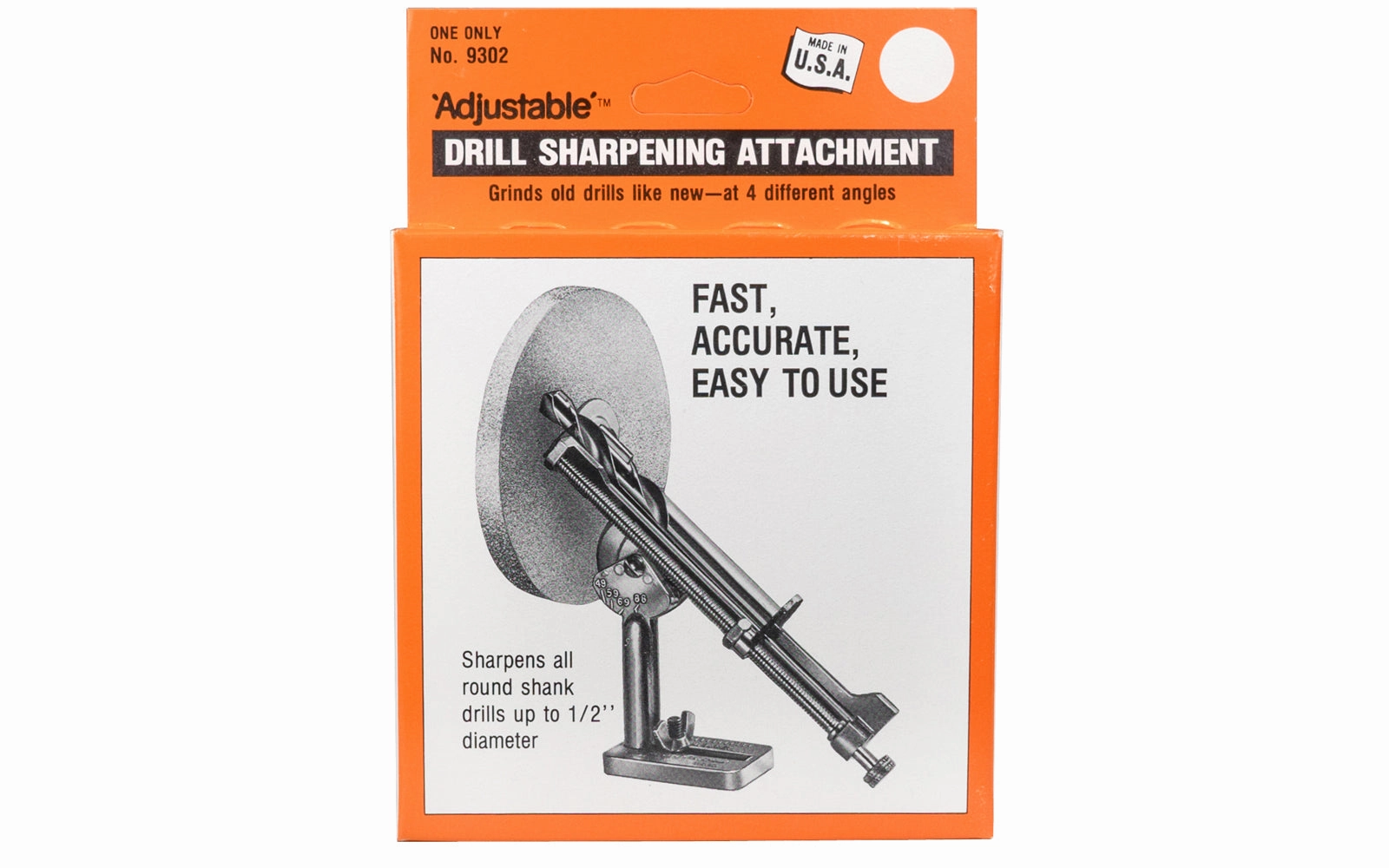 Adjustable Clamp Drill Sharpening Attachment