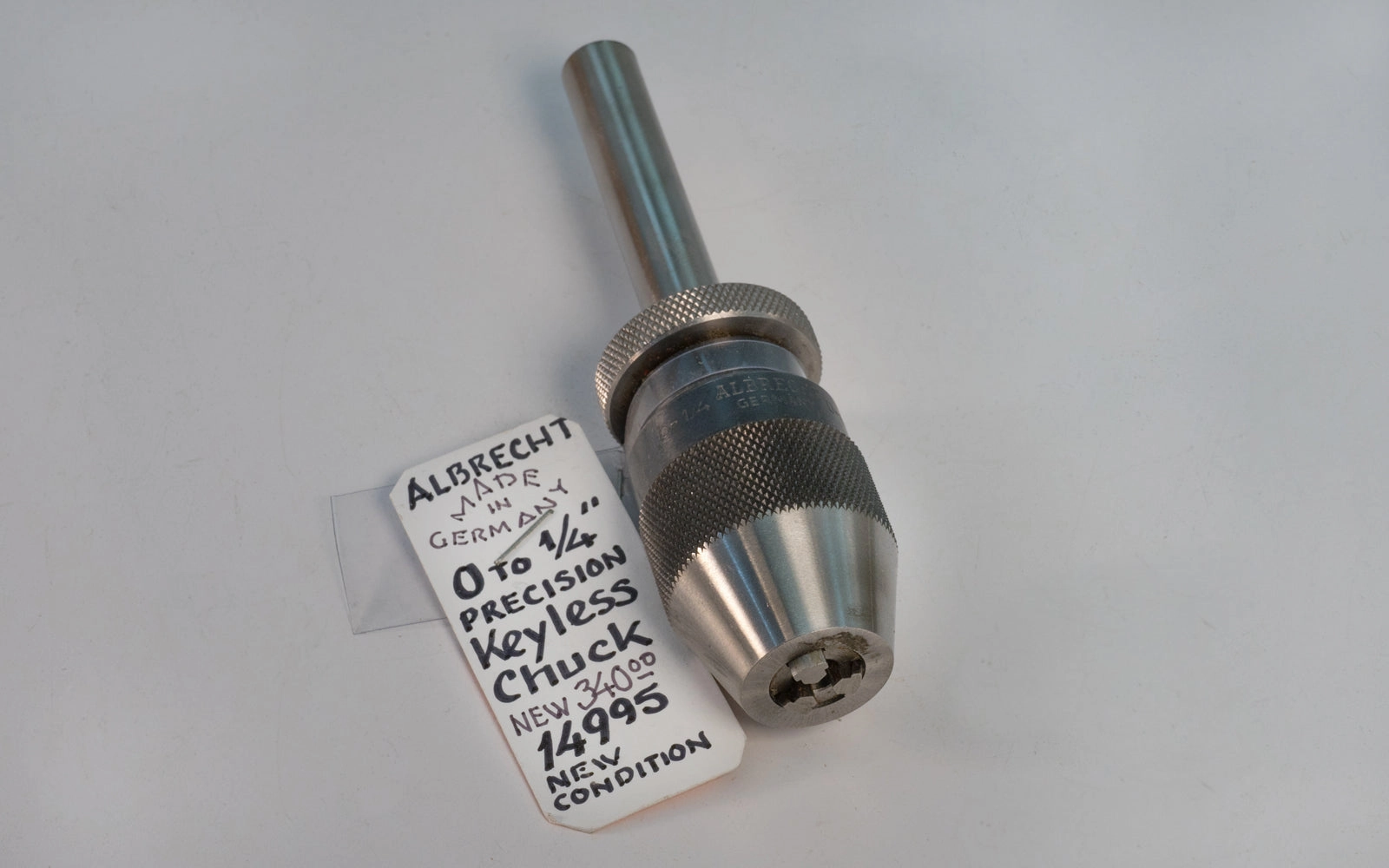Albrecht 0 to 1/4" Precision Keyless Chuck
