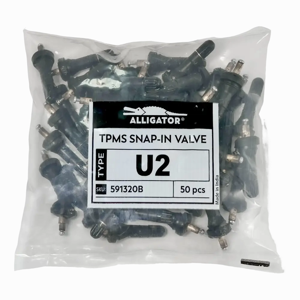 Alligator U2 TPMS Snap-in Valve Stem Bag of 50, VS-950, 20008, 20018 - 591320B