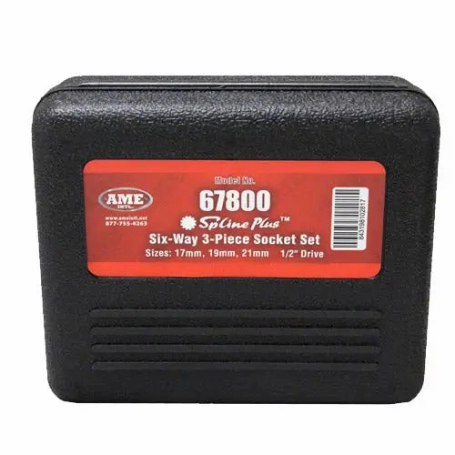 AME 67800 1/2" Drive Damaged Nut Socket Set for 17mm, 19mm, 21mm