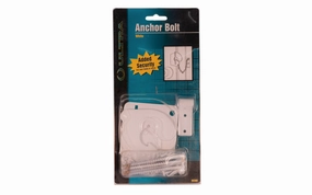 Anchor Bolt for Doors - White Finish
