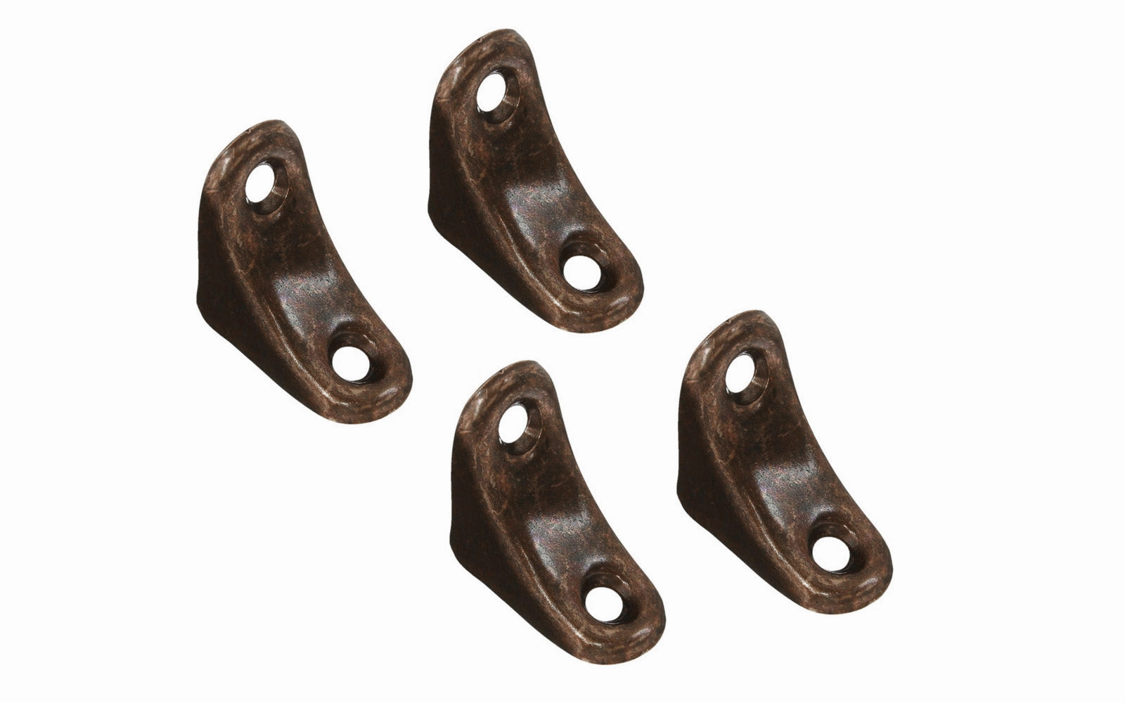 Antique Bronze Finish Chair Braces - 4 Pack