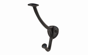 Art Nouveau Black Cast Iron Hall Tree Hook