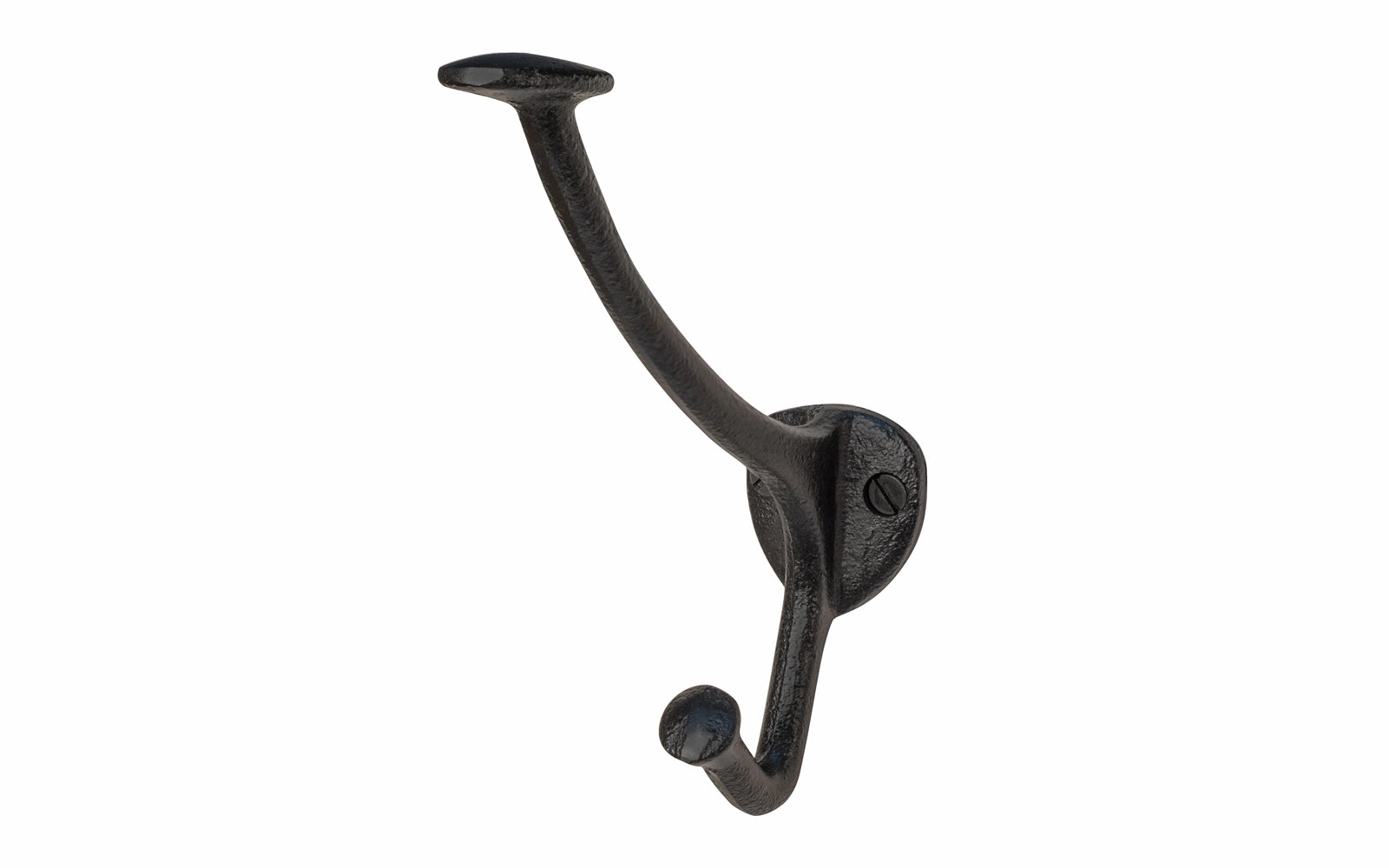 Art Nouveau Black Cast Iron Hall Tree Hook