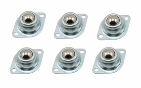 Ball Bearing 5/8" Work Rollers - Set of Six