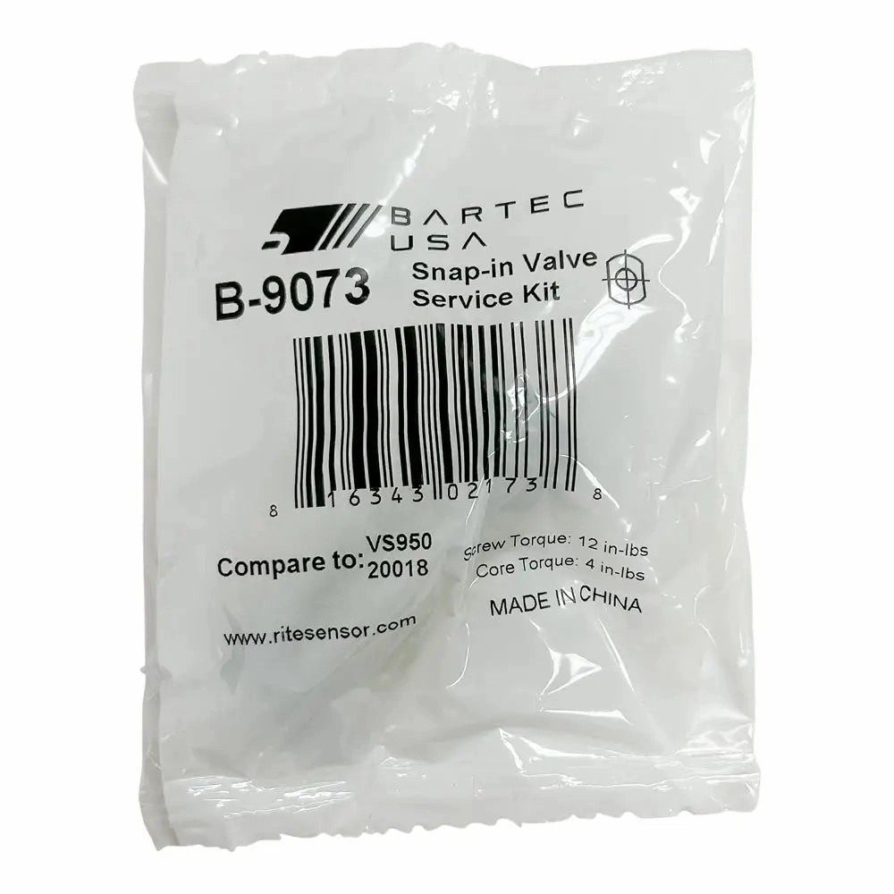 Bartec B-9073 TPMS Snap-in Valve Service Kit (VS-950, 20018)