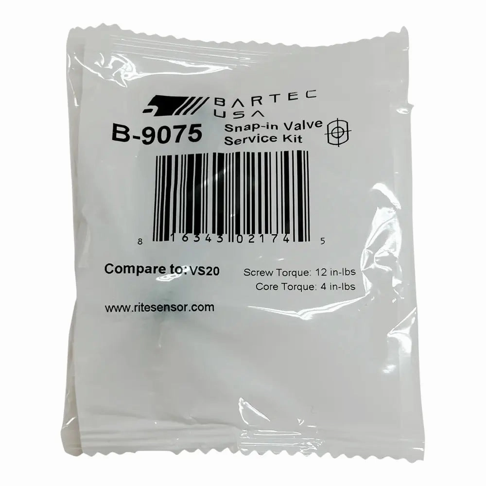 Bartec B-9075 TPMS Snap-in Valve Service Kit (VS-20)