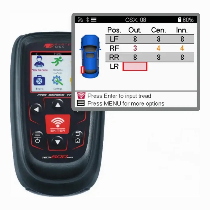 Bartec TDR100 Tread-Rite Tool  Tire Tread Inspection Tool