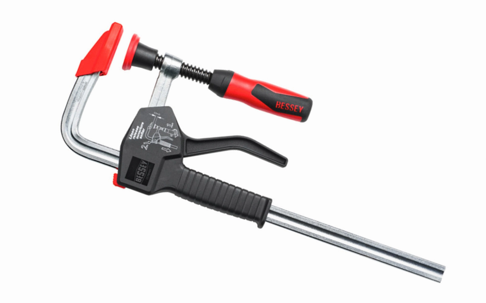 Bessey 12" Heavy Duty One-Handed PowerGrip Clamp - PG12