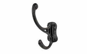 Black Cast Iron Hall Tree Hook
