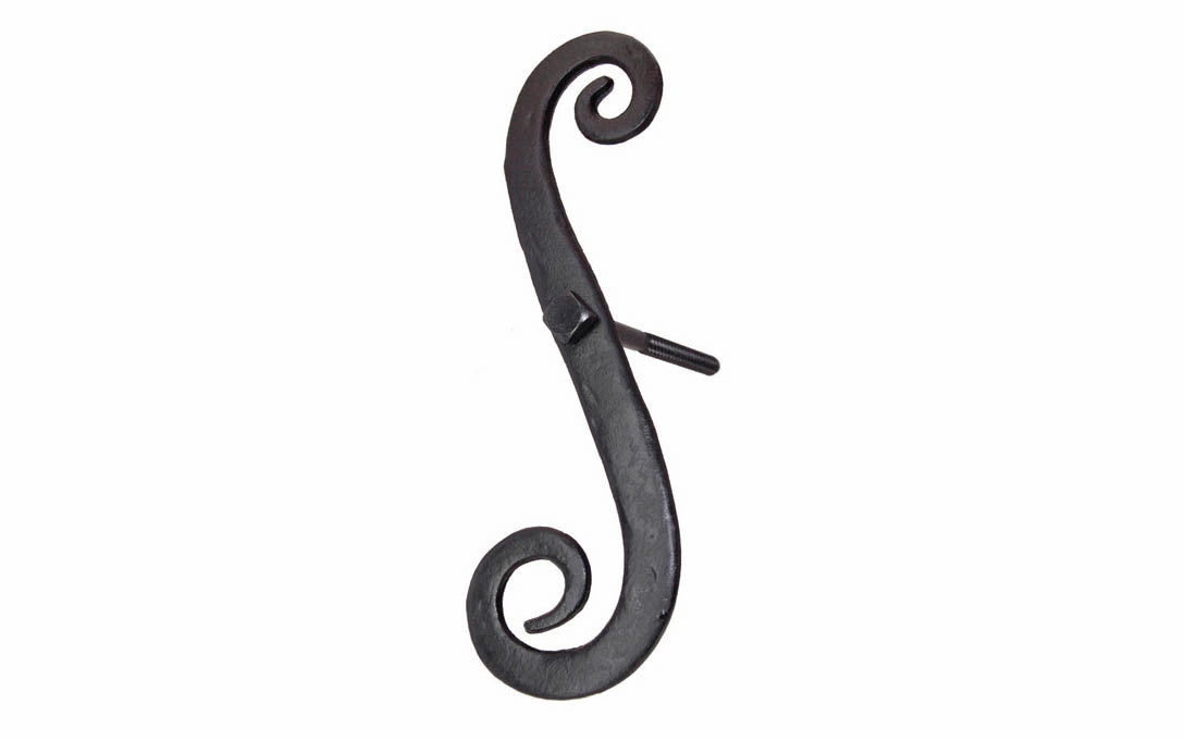 Black Finish Cast Iron Shutter Dog