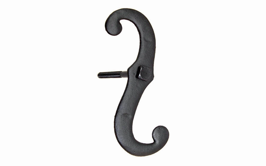 Black Finish Cast Iron Shutter Dog