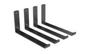 Black Finish Floating Shelf Hardware Kit