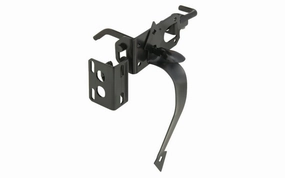 Black Finish Gate Latch Set