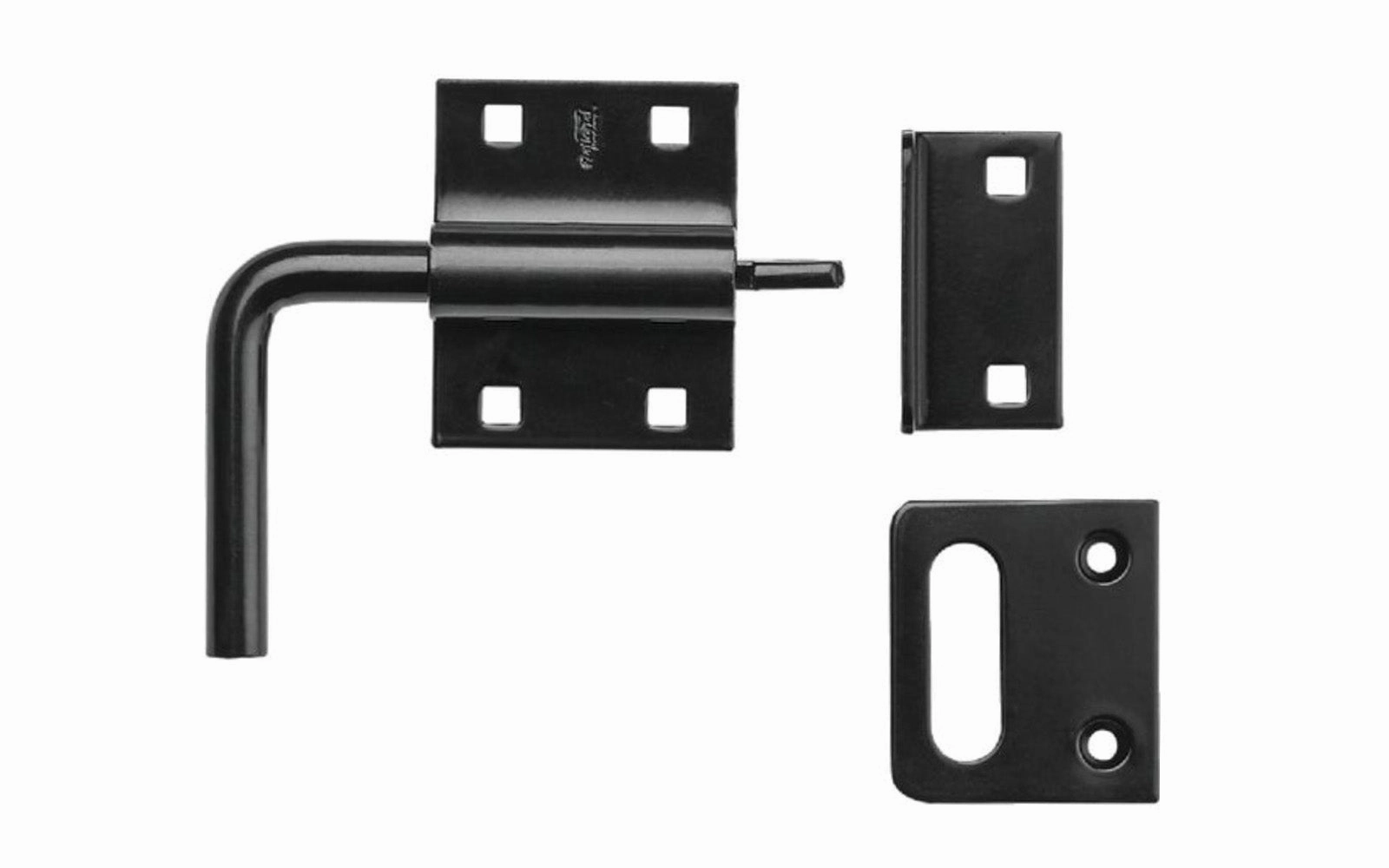 Black Finish Heavy Duty Slide Bolt Latch