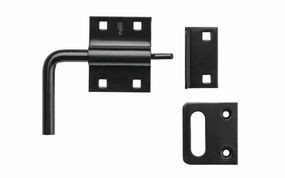 Black Finish Heavy Duty Slide Bolt Latch