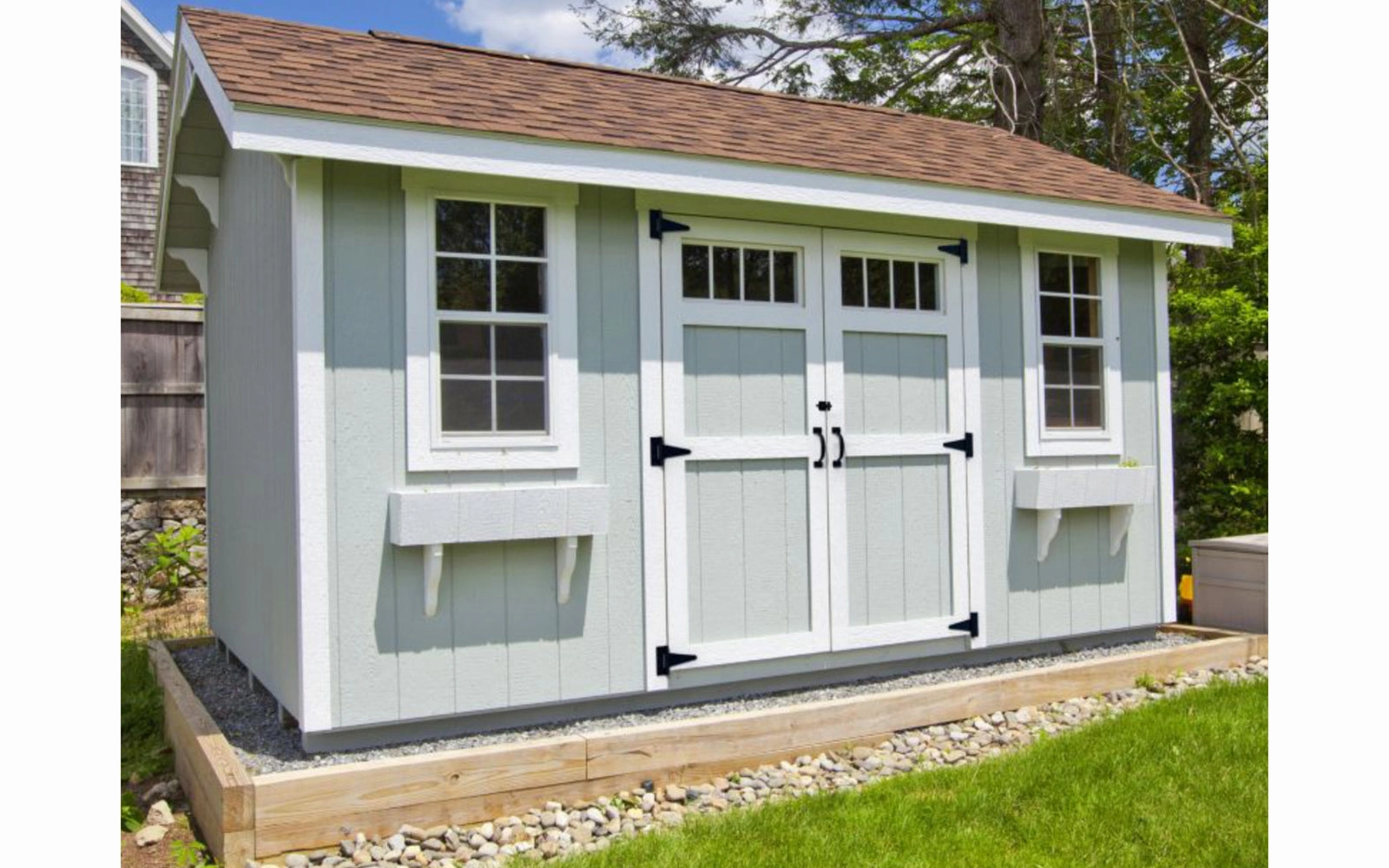 Black Finish Shed Kit