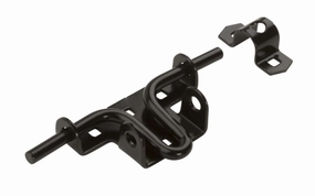 Black Finish Sliding Bolt Latch
