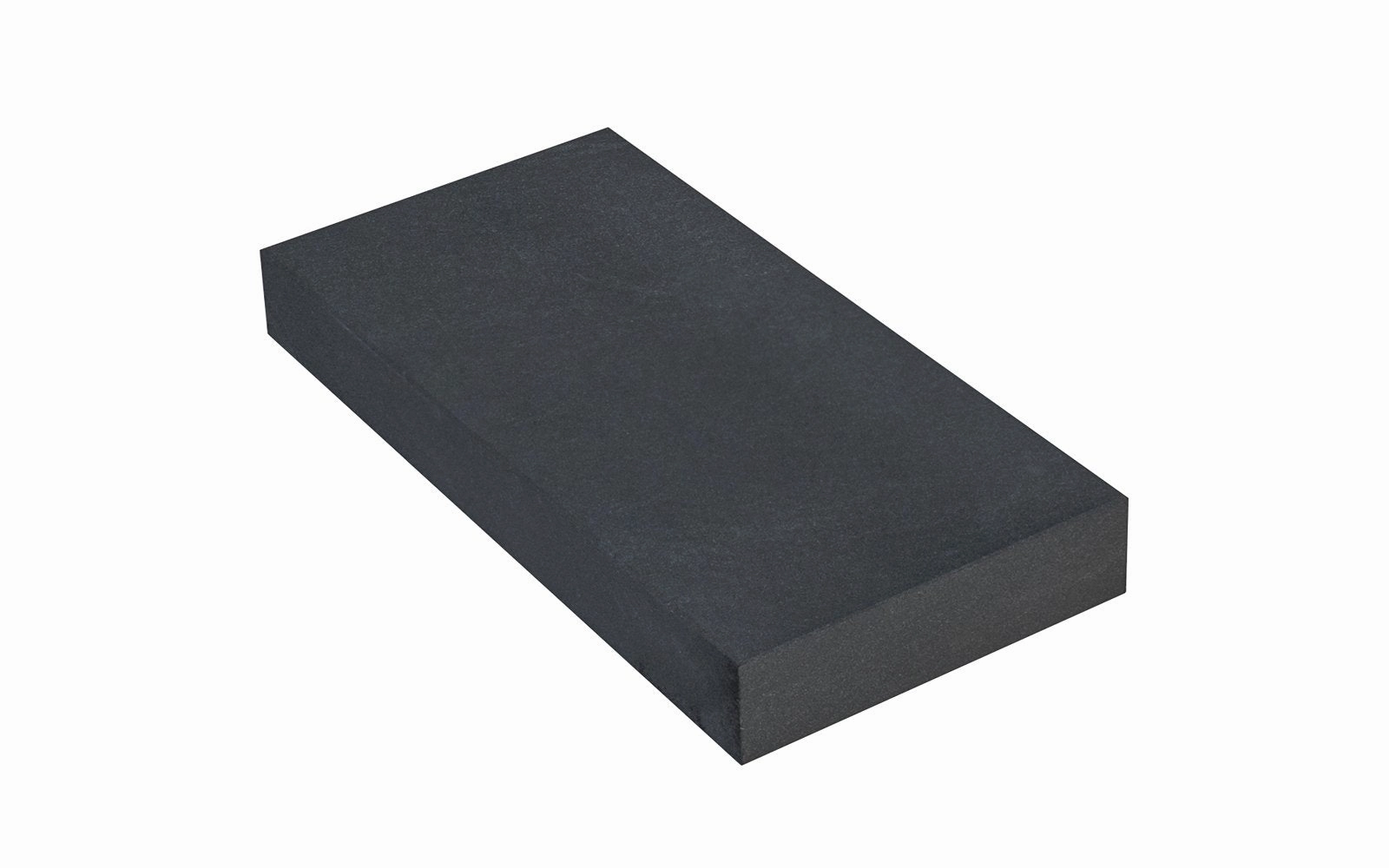 Black Hard Arkansas Bench Stone with Wooden Box ~ 4" x 2"