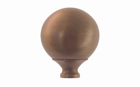 Brass Ball Finial ~ 2" Diameter