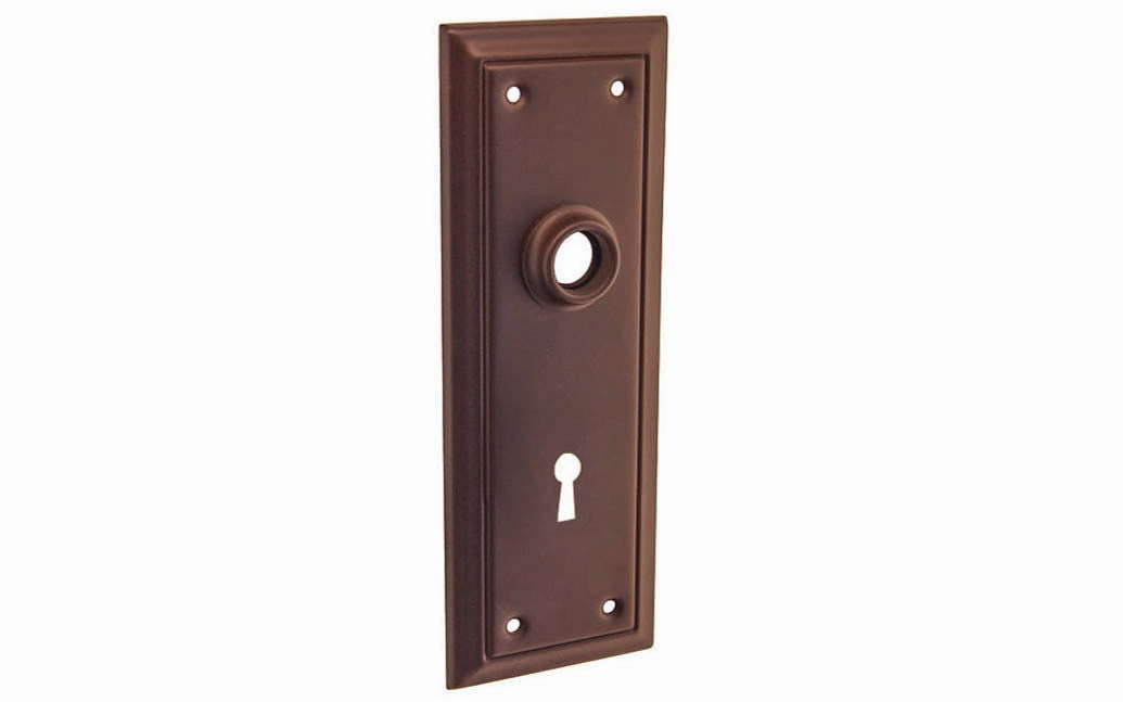 Brass Escutcheon Door Plate with Keyhole