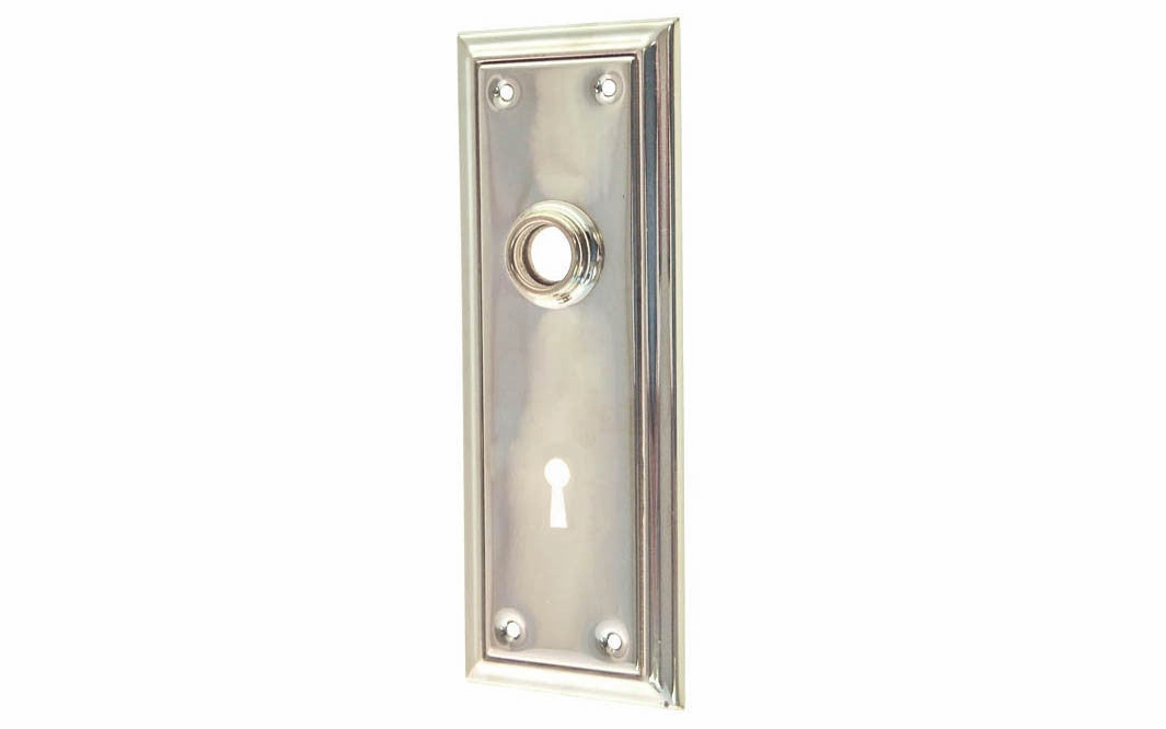 Brass Escutcheon Door Plate with Keyhole