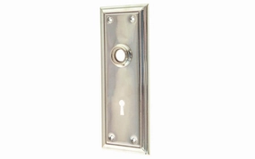 Brass Escutcheon Door Plate with Keyhole