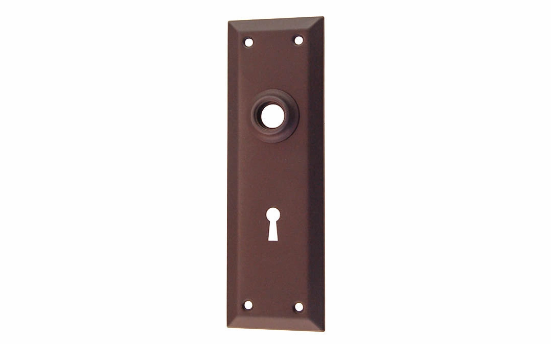 Brass Escutcheon Door Plate with Keyhole