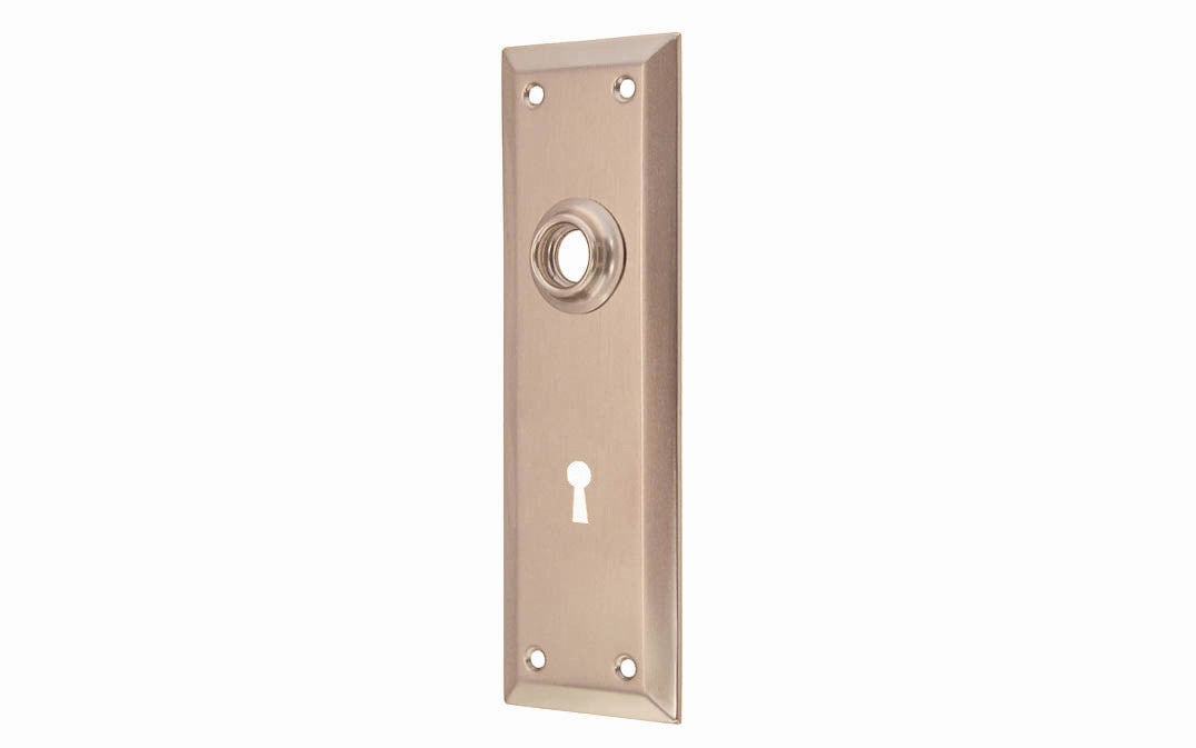 Brass Escutcheon Door Plate with Keyhole