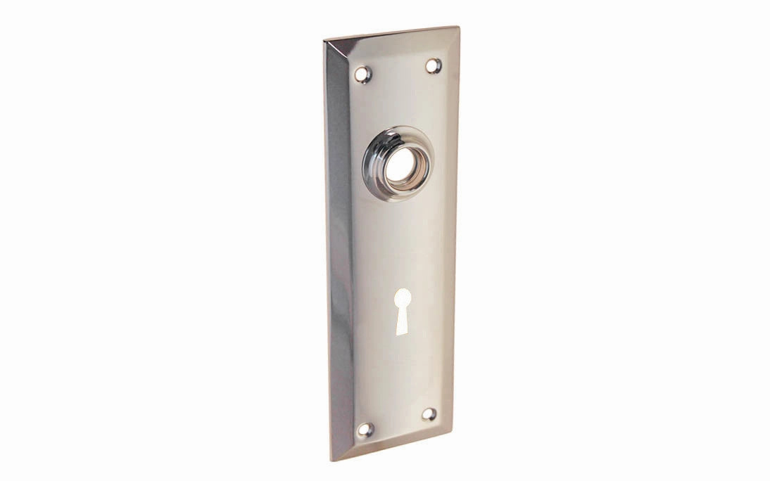 Brass Escutcheon Door Plate with Keyhole
