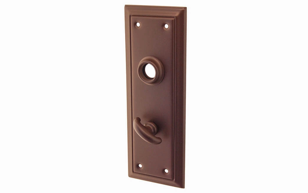 Brass Escutcheon Door Plate with Thumbturn