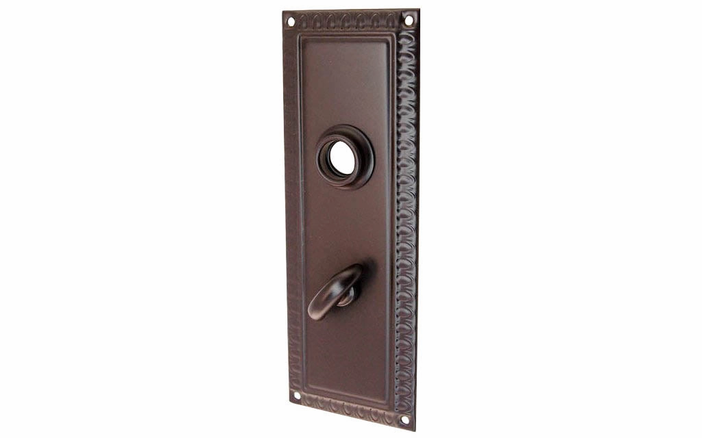 Brass Escutcheon Door Plate with Thumbturn