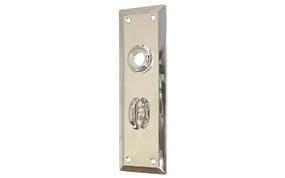 Brass Escutcheon Door Plate with Thumbturn