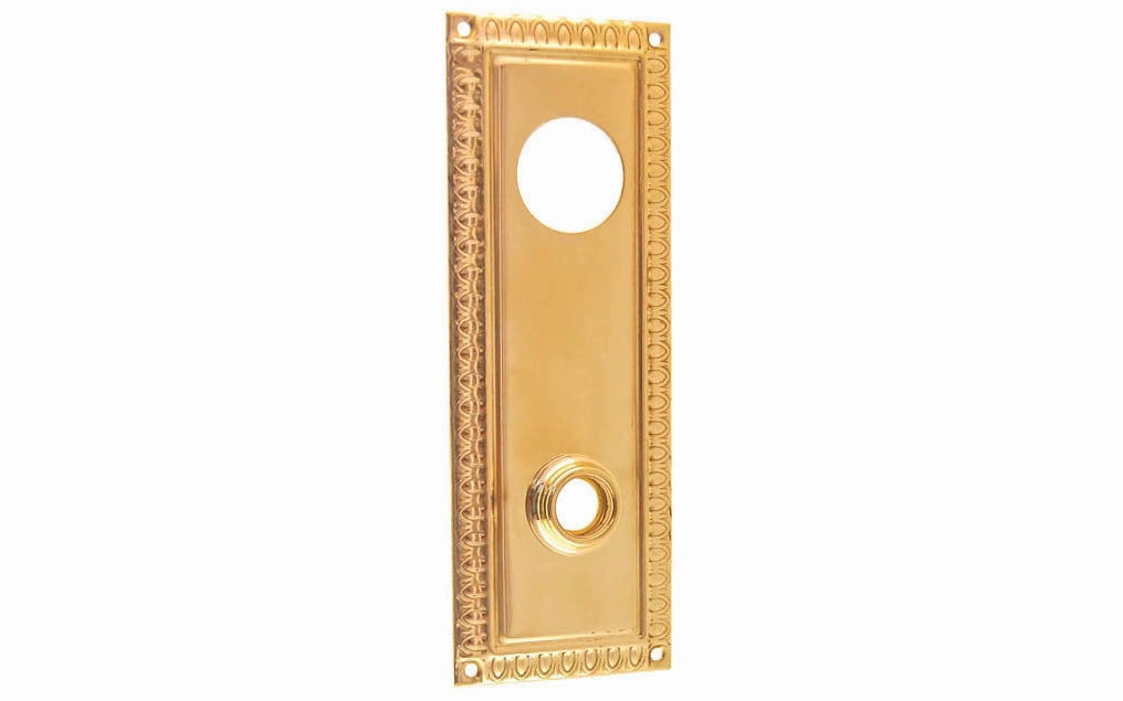 Brass Escutcheon Keyway Cylinder Door Plate