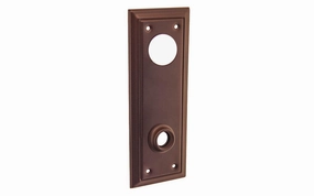 Brass Escutcheon Keyway Cylinder Door Plate