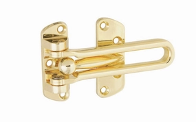 Brass Finish Door Security Guard
