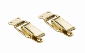 Brass-Plated Draw Catches - 2 Pack