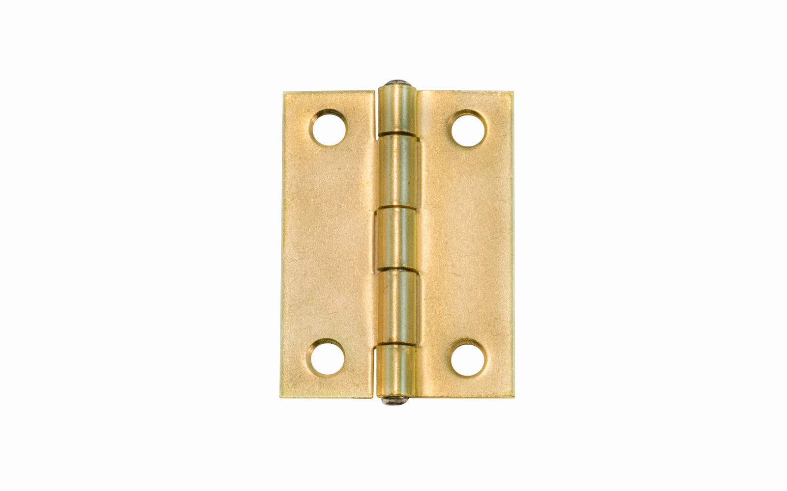 Brass Plated Steel Cabinet Butt Hinge ~ 1-1/2" x 2"