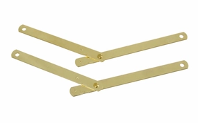 Brass-Plated Steel Table Leg Braces