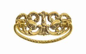 Brass Victorian Drop Pull ~ 3" On Centers