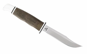 Buck Knives 102 Woodsman Pro Fixed Blade Knife with Micarta Handle & Sheath