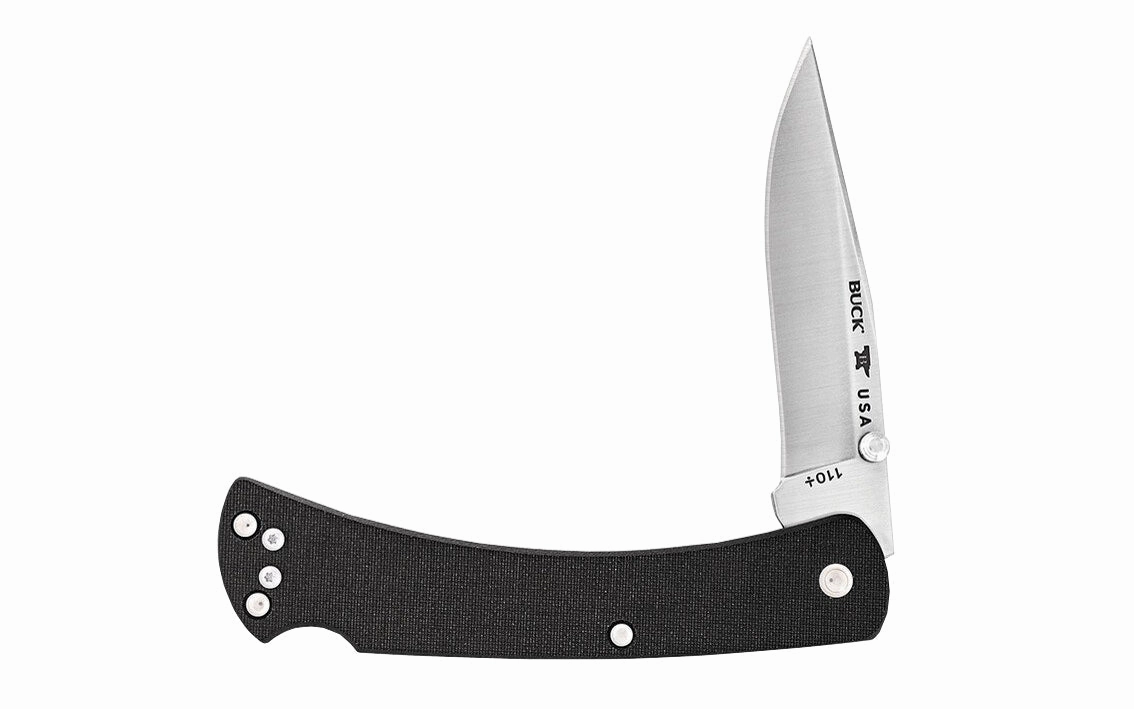 Buck Knives 110 Slim Hunter Pro Folding Knife - Black