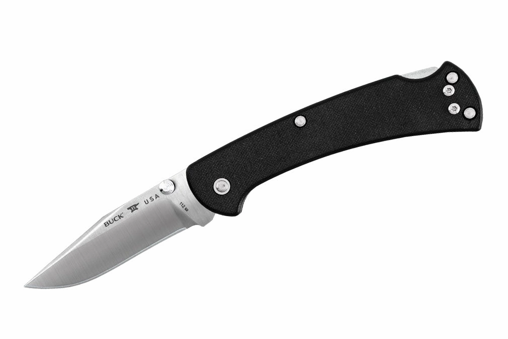 Buck Knives 112 Slim Ranger Pro Folding Knife - Black