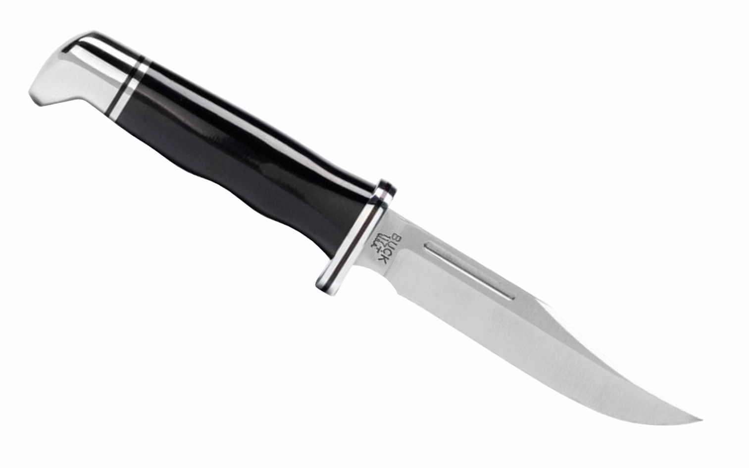 Buck Knives 117 Brahma Knife & Sheath - Fixed Blade with Black Handle