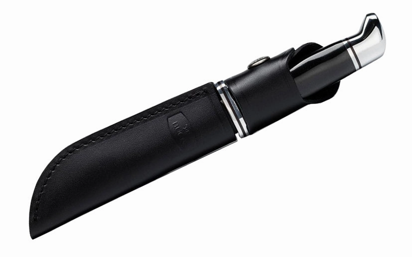 Buck Knives 117 Brahma Knife & Sheath - Fixed Blade with Black Handle
